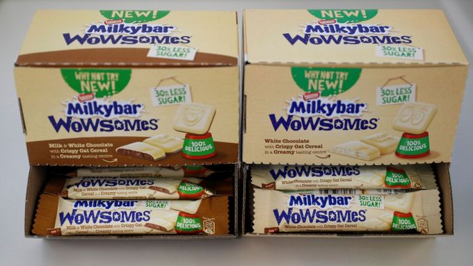 Milkybar Wowsomes od Nestlé.