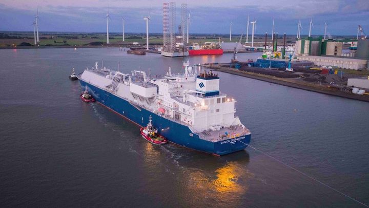 O krok blíž k nezávislosti na Rusku. LNG z terminálu v Nizozemsku proudí do potrubí; Zdroj foto: ČTK