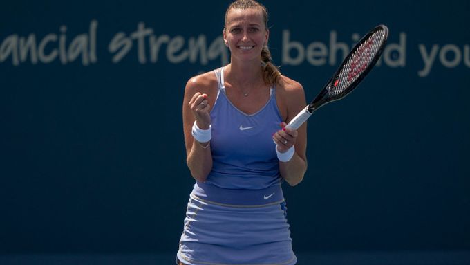 Sestřih čtvrtfinále v Cincinnati mezi Petrou Kvitovou a Ajlou Tomljanovicovou.