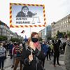 Demonstrace Milion chvilek Václavské náměstí 20. 5. 2021 za odstoupení Marie Benešové