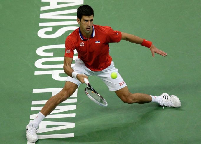 Davis Cup, finále Srbsko-ČR: Novak Djokovič