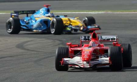 Michael Schumacher a Fernando Alonso