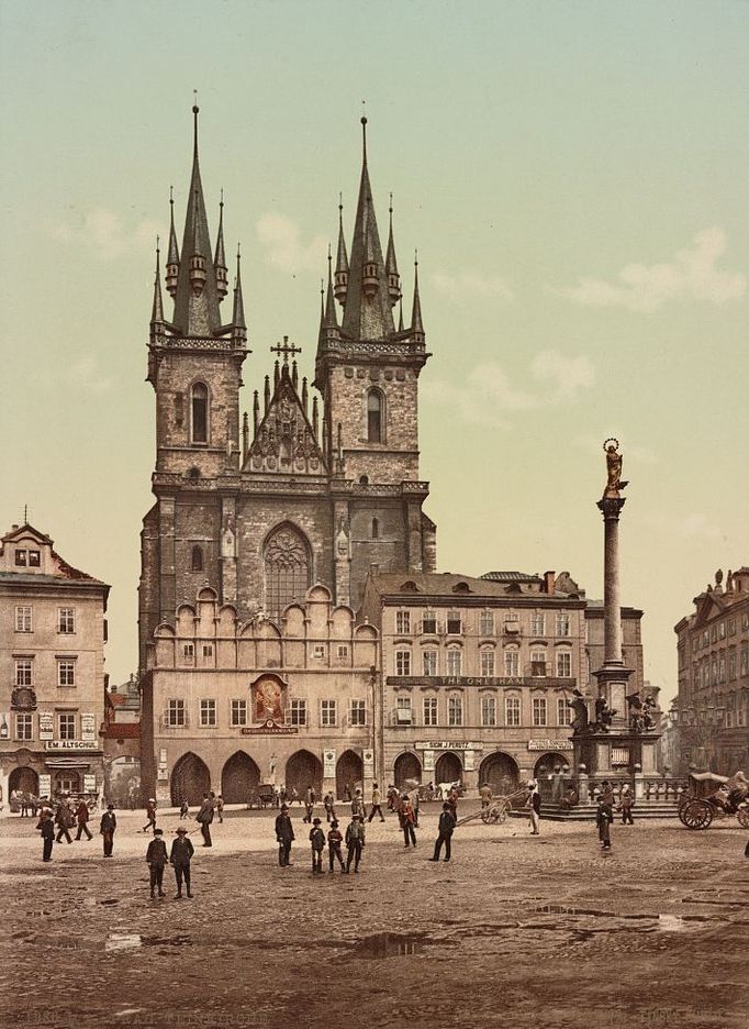 Česko a Slovensko na historických fotochromových snímcích, pořízených kolem roku 1900