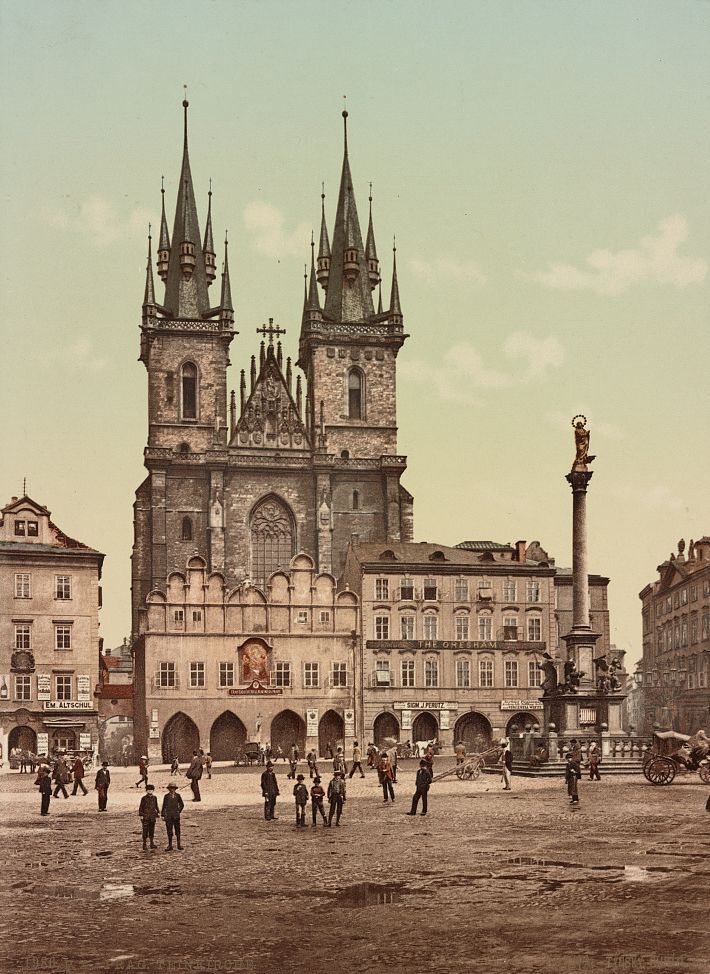 Česko a Slovensko na historických fotochromových snímcích, pořízených kolem roku 1900