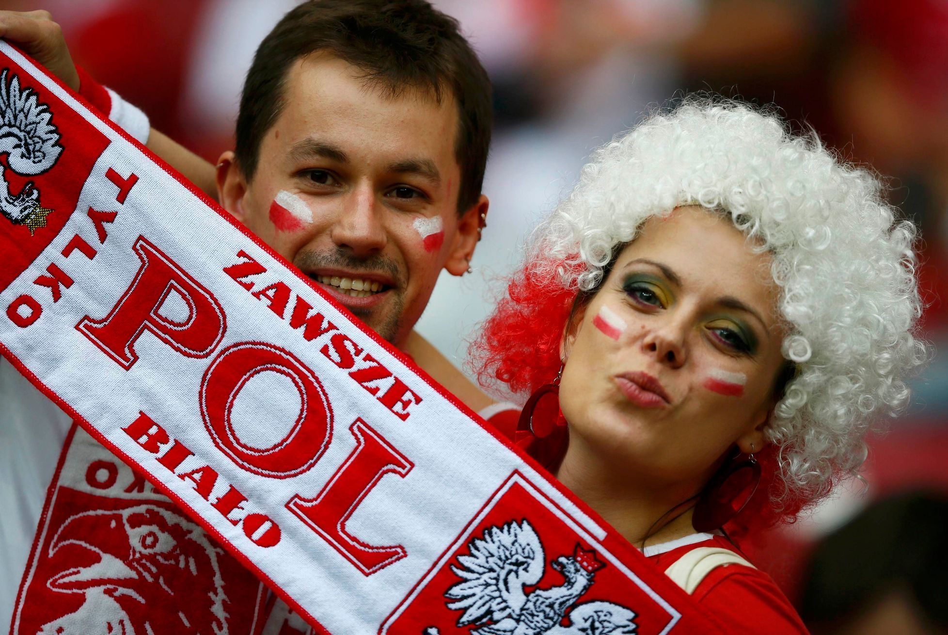 Fanynka polského týmu na Euru 2012