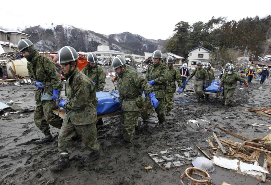 Japonsko po katastrofě - čtvrtek - záchranáři