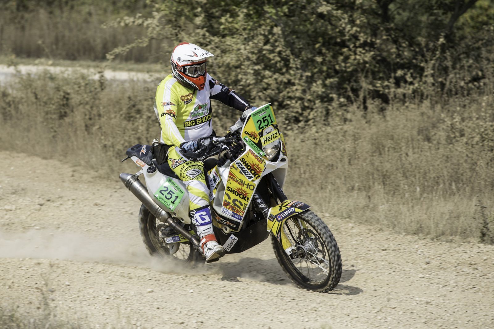 Lukáš Kvapil (Yamaha) na HunGarian Baja 2015