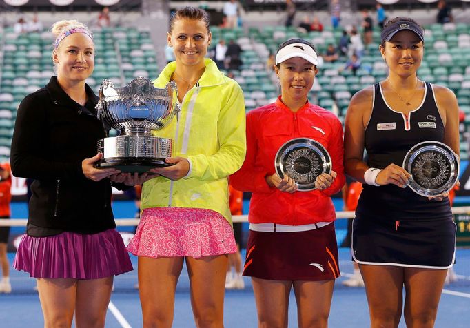 Šafářová a Matteková-Sandsová slaví titul na Australian Open 2015