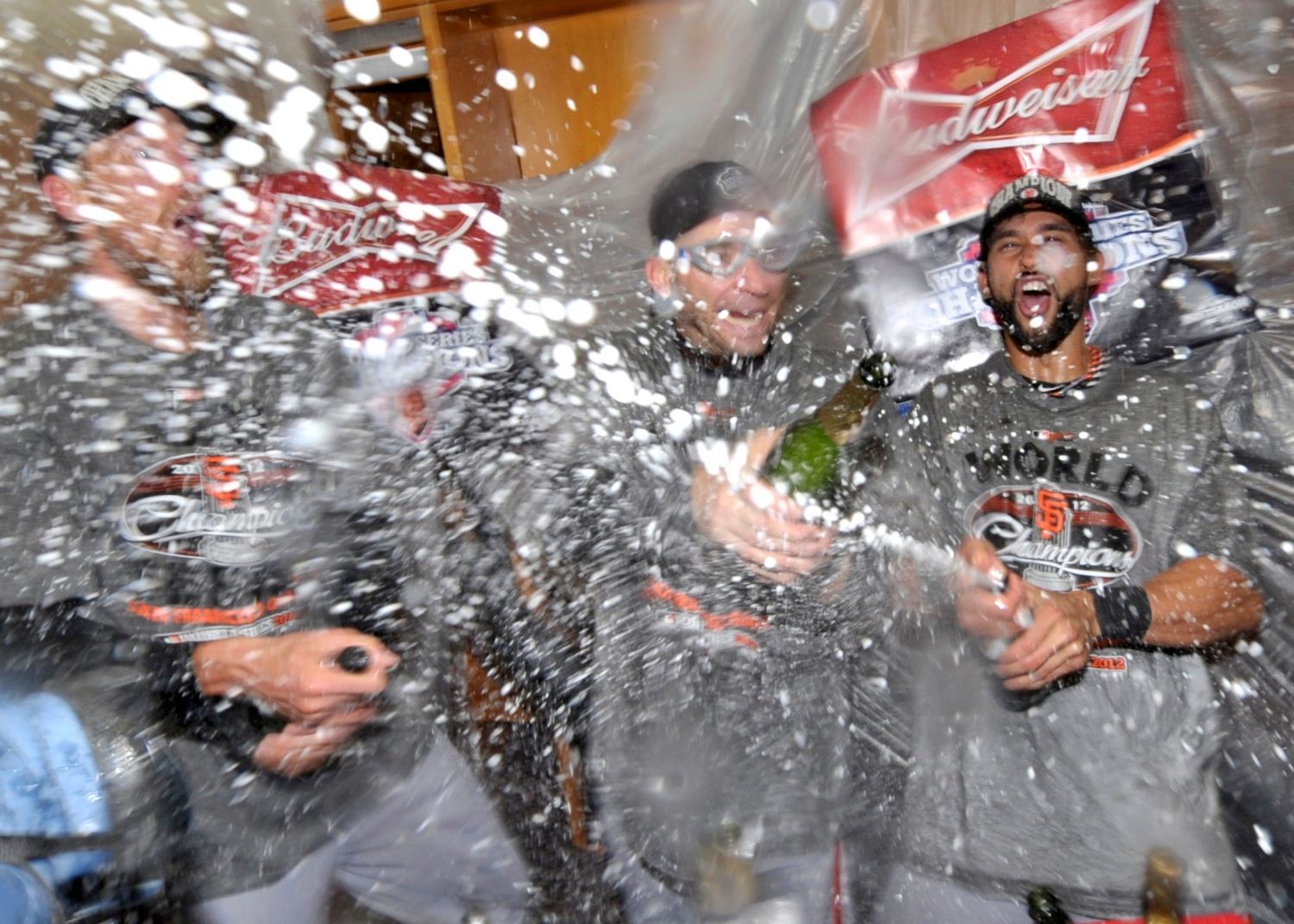 Oslavy titulu v MLBI 2012 pro San Francisco Giants.