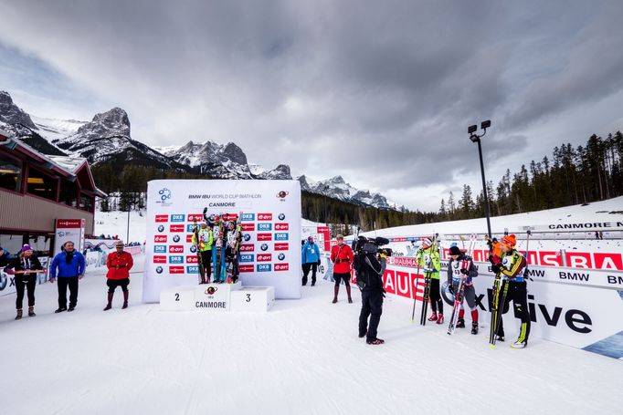 SP v Canmore, sprint Ž: stupně vítězů