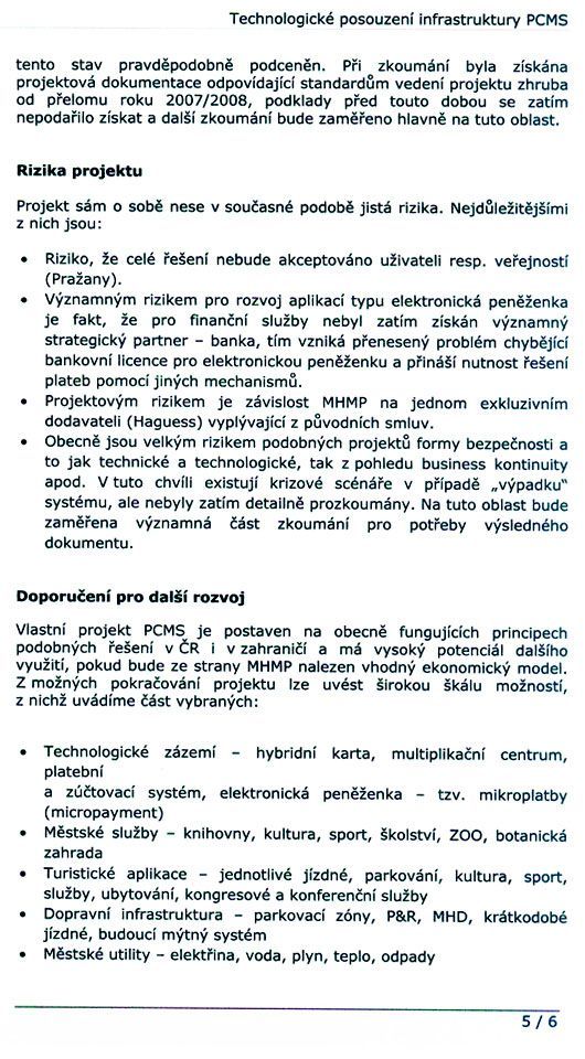 Technické posouzení infrastruktury - strana 5