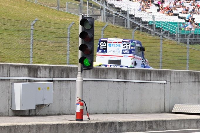 Adam Lacko v Buggyře na závodě ME tahačů na Hungaroringu 2019.