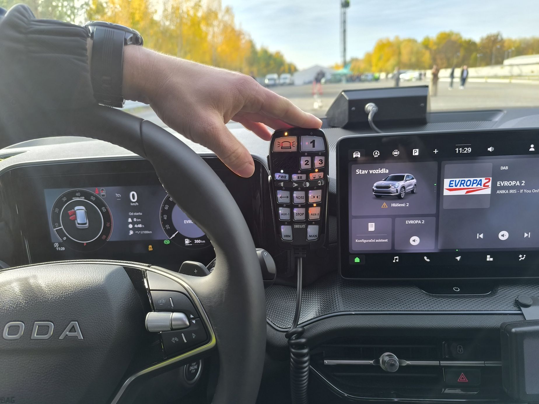 Policie Škoda Kodiaq  předávání nových vozů