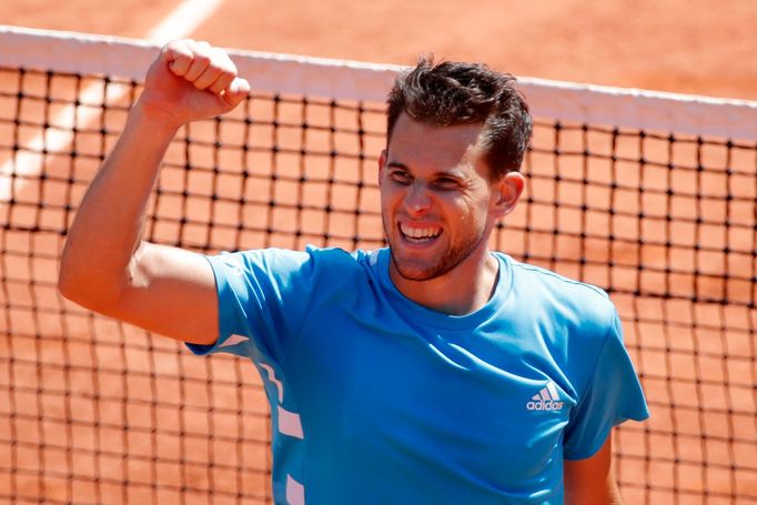 Dominic Thiem v semifinále French Open 2019