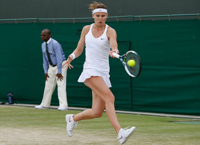 Lucie Šafářová na Wimbledonu 2014