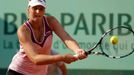 Karolína Plíšková při své premiéře na French Open mezi dospělými