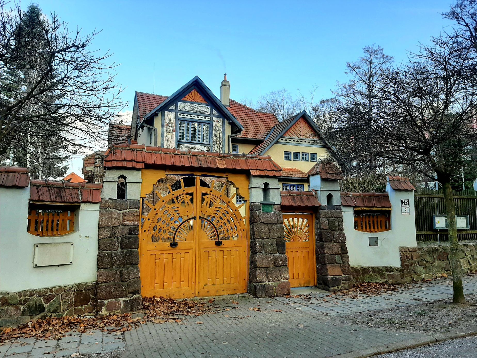 Brno Pisárky, Masarykova čtvrť, vily