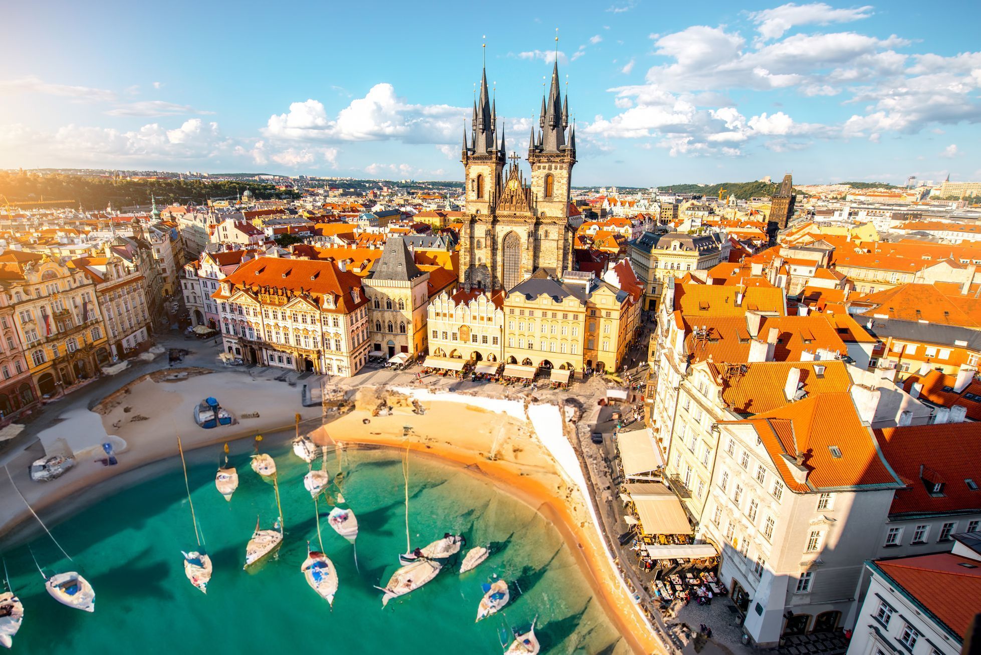 Jak by to vypadalo, kdyby Česko mělo své moře, koláž, umělá inteligence, fikce, moře, Česko, Magazín