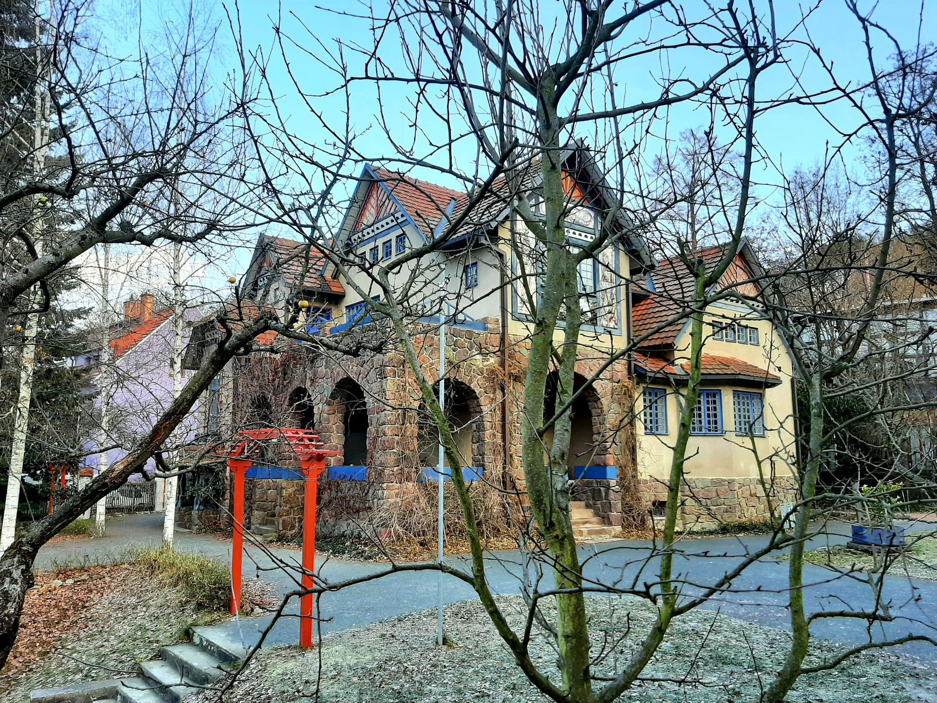 Brno Pisárky, Masarykova čtvrť, vily