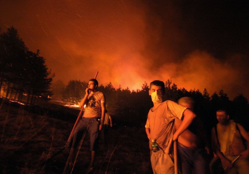 požár Bitola