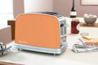 Jestliže dáváte přednost barvám, zkuste si ráno rozveselit setem Hot Orange  Cena: 1259 Kč, toastovač 989 Kč, kávovar 1259 Kč.