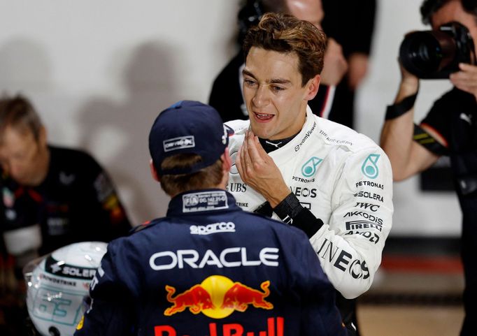 Formula One F1 - Qatar Grand Prix - Lusail International Circuit, Lusail, Qatar - November 30, 2024 Red Bull's Max Verstappen after qualifying in pole position along with