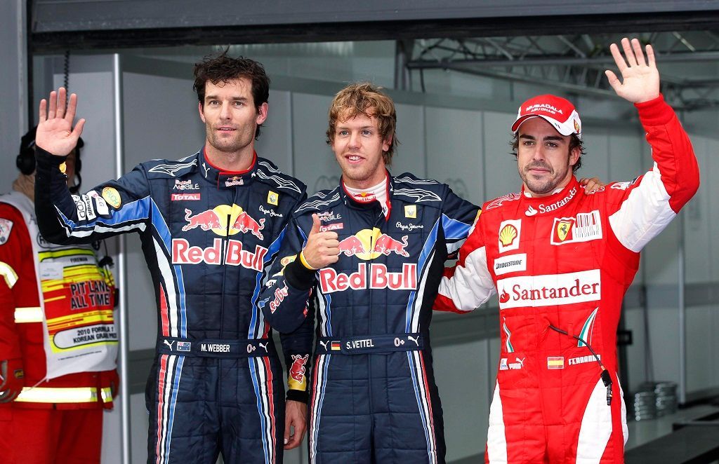 Kvalifikace VC Koreje: Webber, Vettel, Alonso