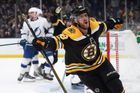 hokej, NHL 2021/2022, Boston Bruins - Tampa Bay Lightning, David Pastrňák, radost