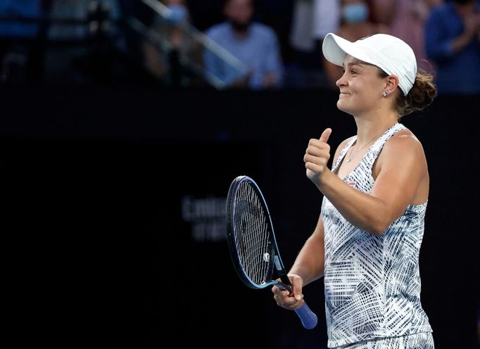 Ashleigh Bartyová ve čtvrtfinále Australian Open 2022