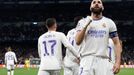 Karim Benzema vystřelil Realu postup do semifinále Ligy mistrů 2021/22.