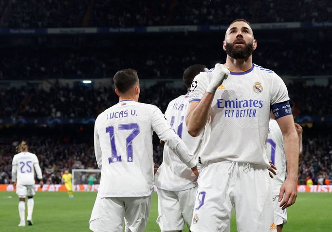 Karim Benzema vystřelil Realu postup do semifinále Ligy mistrů 2021/22.