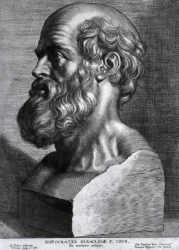 Hippokrates jak ho viděl Peter Paul Rubens.