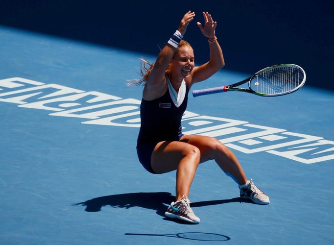 Dominika Cibulková ve čtvrtfinále Australian Open 2014