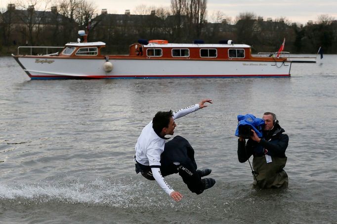 Veslování, regata Oxford - Cambridge: Oskar Zorrilla