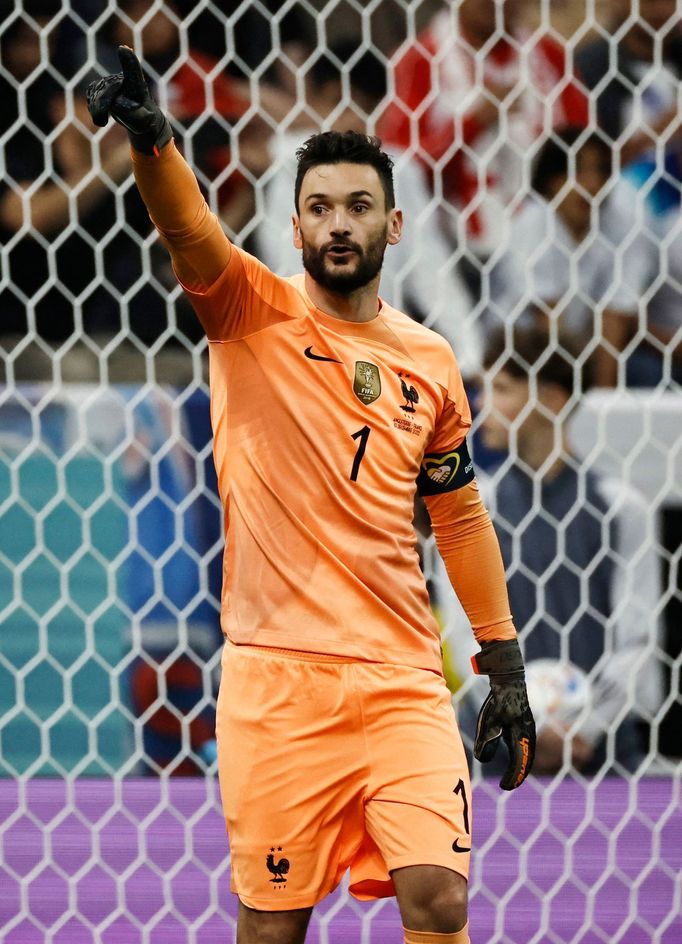 Hugo Lloris ve čtvrtfinále MS 2022 Anglie - Francie