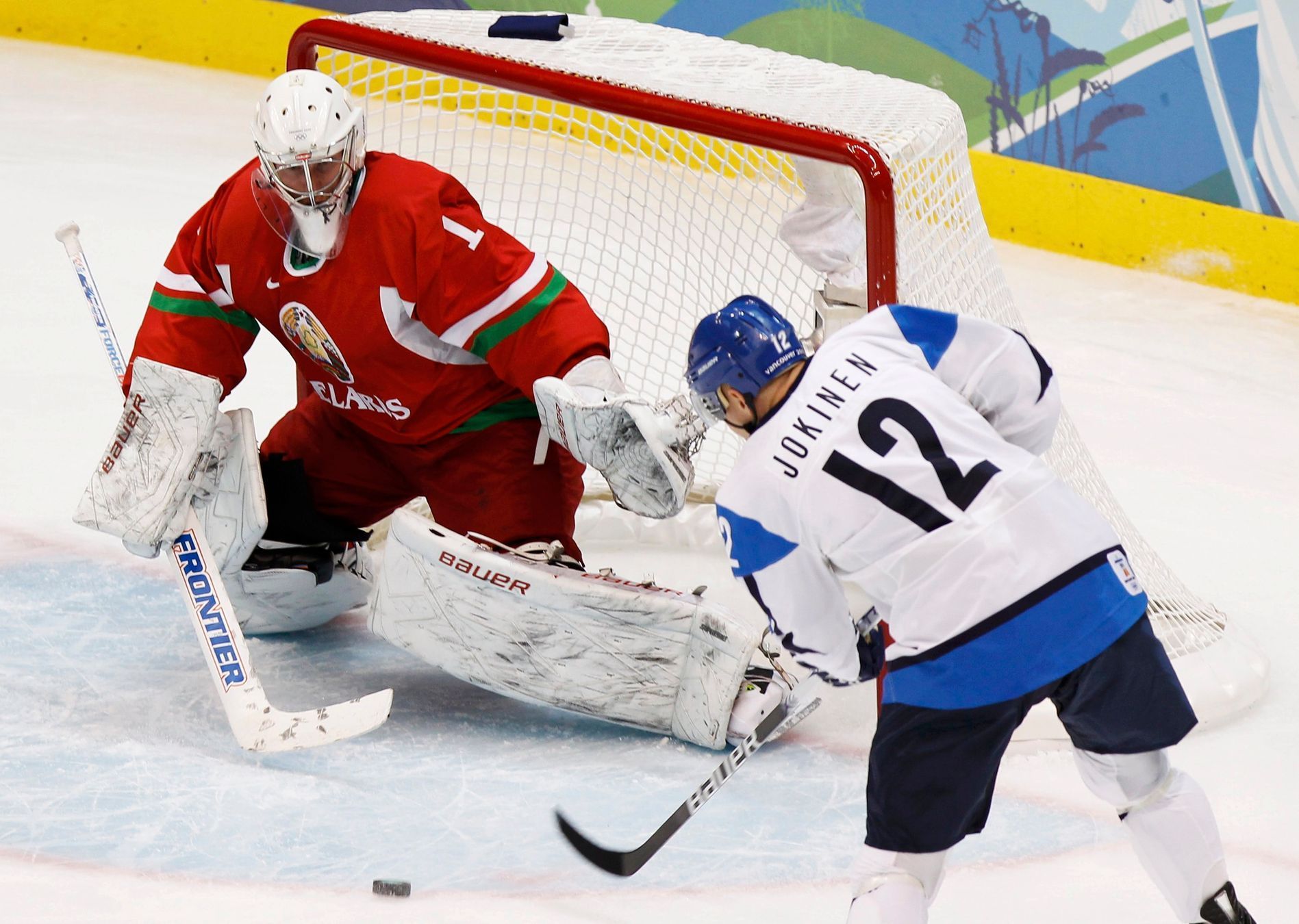 Finsko Bělorusko hokej