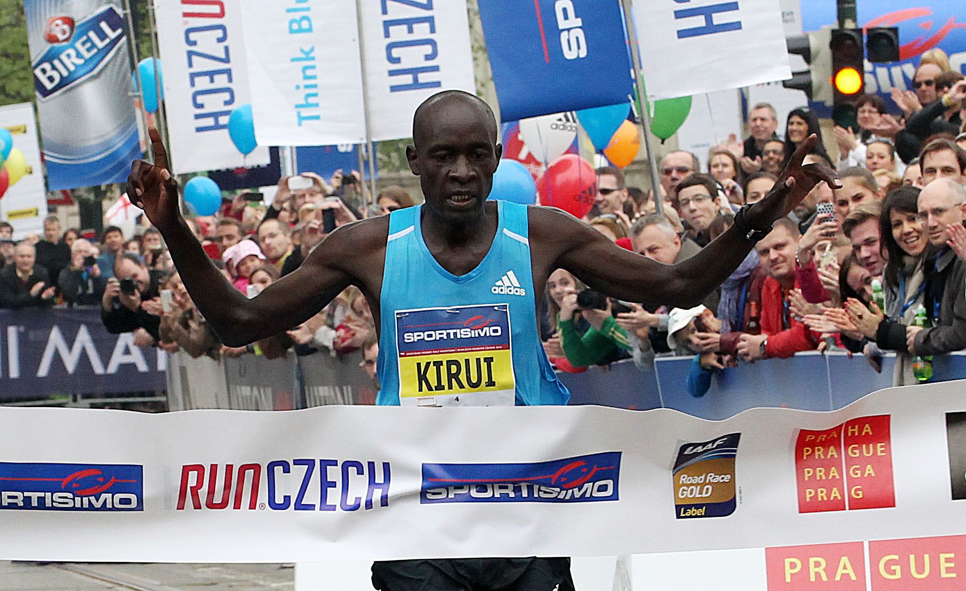 Pražský půlmaraton 2014 (Peter Kirui)