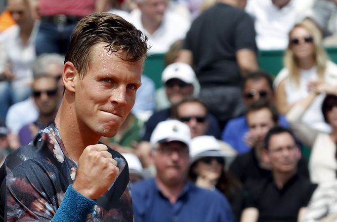 Tomáš Berdych na turnaji v Monte Carlu