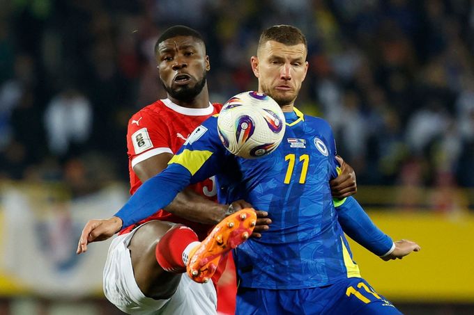 Edin Džeko v kvalifikaci MS 2026