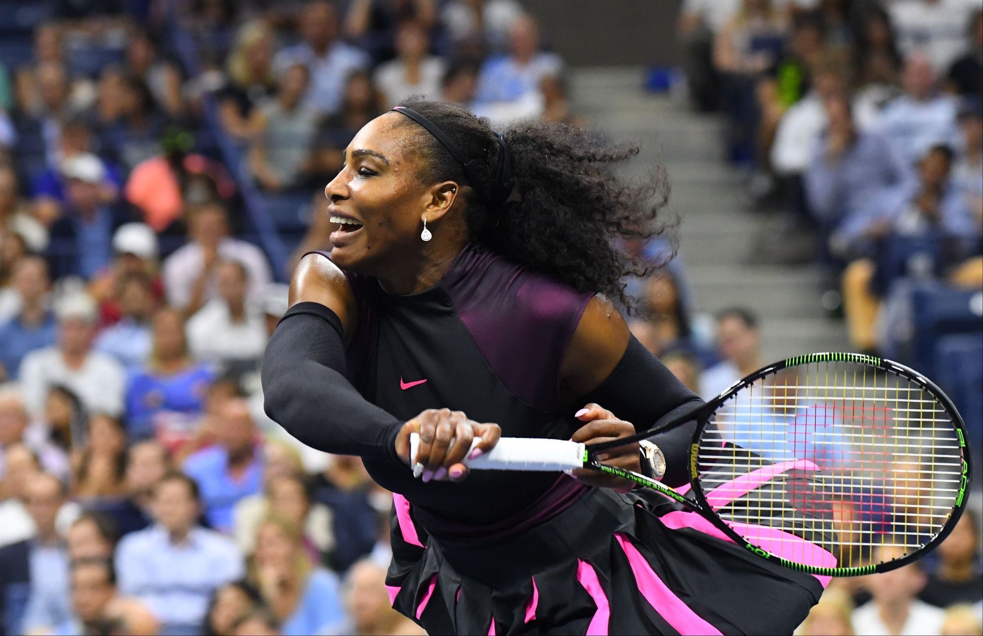 Serena Williamsová ve druhém kole US Open 2016