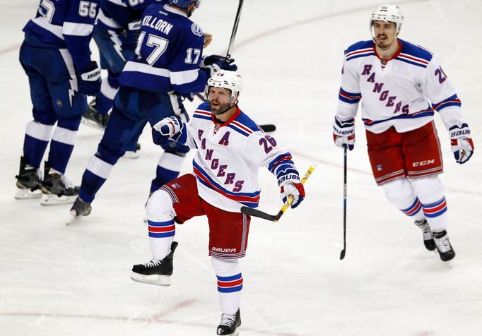 NHL: Stanley Cup Playoffs-New York Rangers at Tampa Bay Lightning (Martin St. Louis)