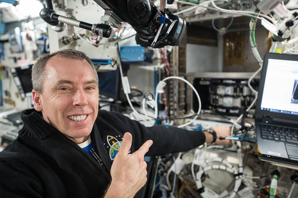 Andrew Feustel na ISS