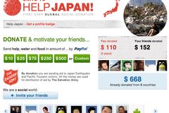 Češi inovují dárcovství online, aby pomohli Japonsku