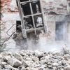 Demolice bývalého generálního štábu Sovětské armády v Ralsku