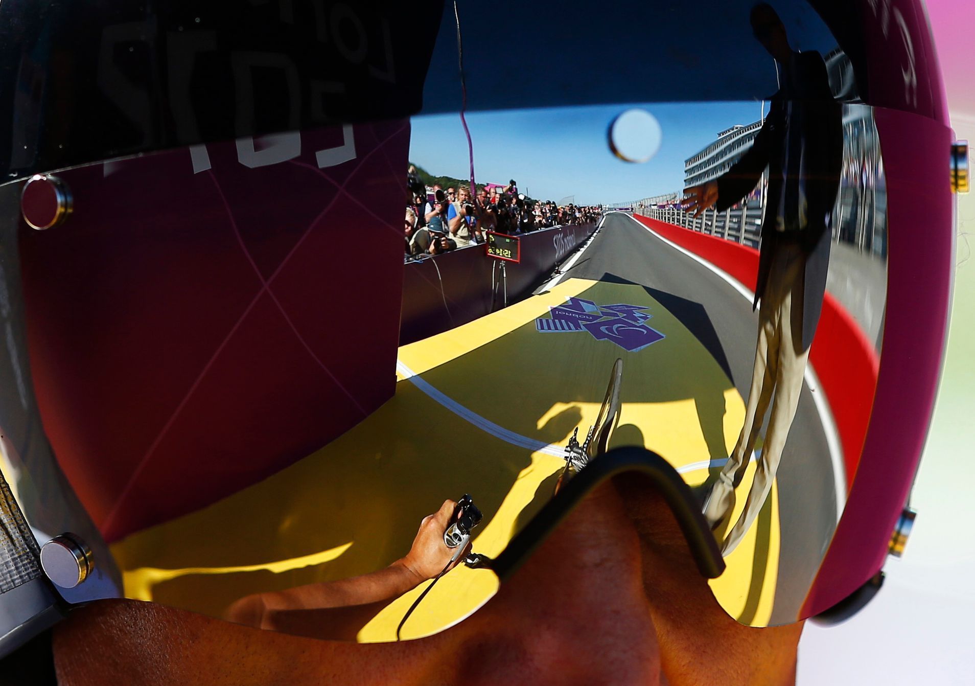 Bývalý italský jezdec formule 1 Alessandro Zanardi na paralympijských hrách