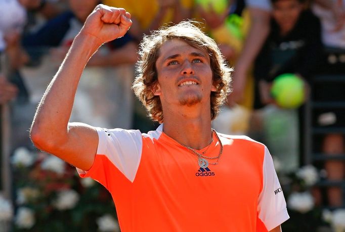 Alexander Zverev na turnaji v Římě