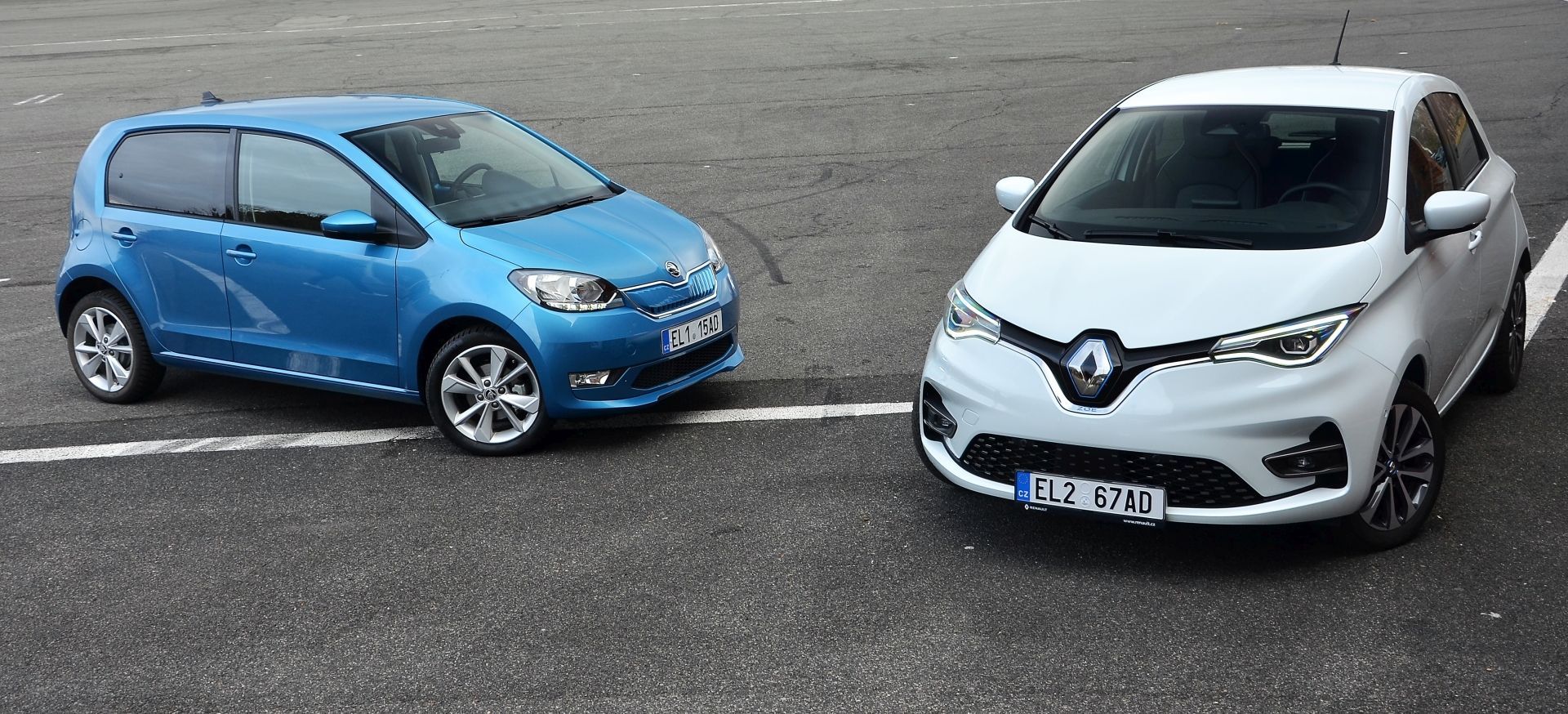 Škoda Citigo Renault Zoe elektromobily elektromobilita