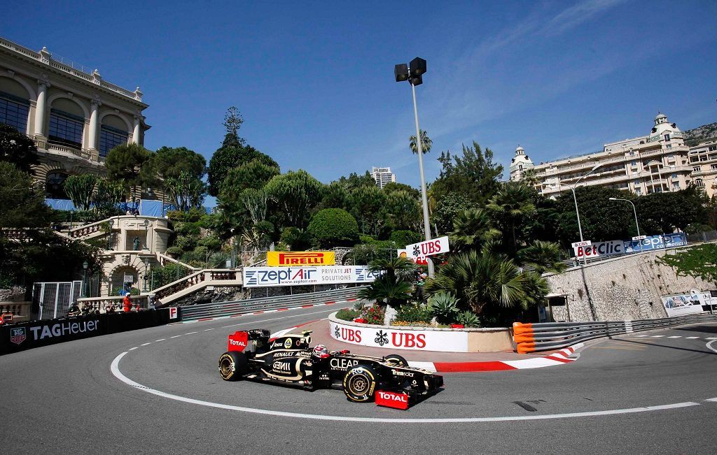 Velká cena Monaka formule 1, trénink (Romain Grosjean)