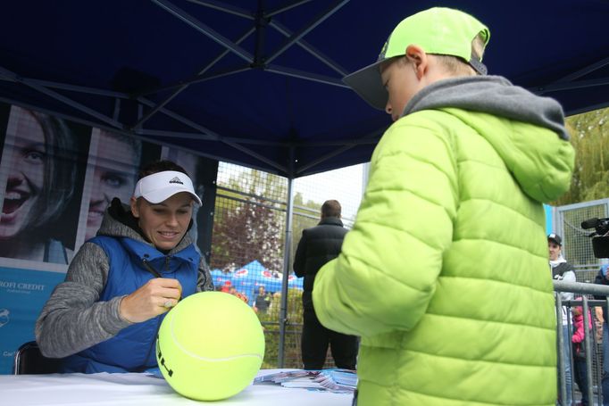 Caroline Wozniacká na J&T Banka Prague Open 2017