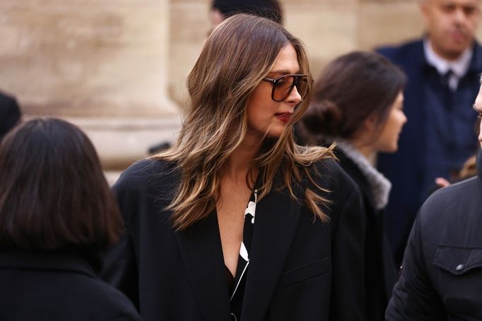 Maria Šarapovová na Paris Fashion Week